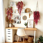 3Pcs Artificial Fall Hanging Monkey Plants Faux Draping Greenery, alternate view 6