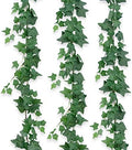 3Pcs Artificial Greenery Ivy Vines Kit, 6.5FT Odorless Silk Ivy Garland, Green Leaves Fake Hanging Plants, for