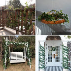 3Pcs Artificial Greenery Ivy Vines Kit, 6.5FT Odorless Silk Ivy Garland, Green Leaves Fake Hanging Plants, for, alternate