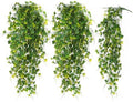 3Pcs Artificial Plant Fake Hanging Ivy Faux Ivy with Yellow Leaf