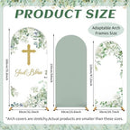 3Pcs Baptism Decorations God Bless Arch Backdrop Cover Bautizo Baptism Backdrop Banner 4ft 5ft 6ft Mi Bautizo, alternate view