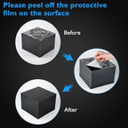 3Pcs Black Buffet Risers Acrylic Boxes Display Food Risers for Buffet Table Platter Parties Weddings Catering, alternate view