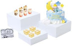 3PCS Buffet Risers, Dessert table display set, Catering supplies buffet display, Acrylic risers display stands