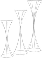 3PCS Centerpiece Stands Wedding Flower Stand, Floral Centerpiece(Silver) in Silver, alternate view 3