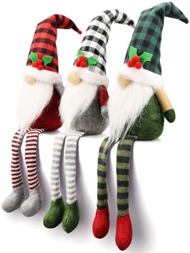 3Pcs Christmas Gnomes Decorations - Christmas Decorations Indoor, alternate view 3
