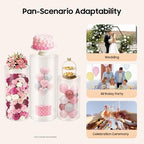 3Pcs Clear Cylinder Pedestal Stands for Party & Cake Stand, Clear Acrylic Round Pedestal Display Stand Plinth, alternate view