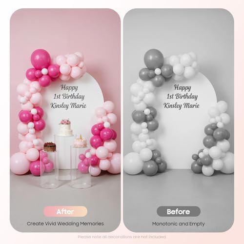 3PCS Cylinder Pedestal Stands, Round Cake Pedestal Display, Sturdy Display Stands Pillars, Cylinder Table, alternate view 4