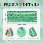 3PCS Dark Green Embroidery Daisy Gauze Table Runner 120 Inch, alternate view 6