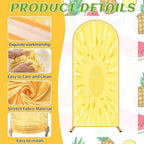 3Pcs Fruit Arch Backdrop Cover Summer Birthday Party Decoration Watermelon Kiwi Pineapple Milk Silk Fitted Arch, alternate
