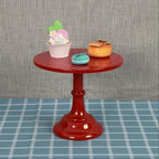3Pcs Metal Cake Stand Set 8/10/12 Inch Red Dessert Display Stand in Red, alternate view 5