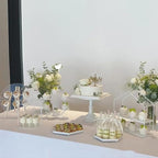 3pcs Metal Cake Stand Set 8''10''12'' White Dessert Table Display in white, alternate view 6