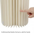 3PCS Pedestal Display Stands, Cream White, 11.8in Dia. in Cream White, alternate view 6