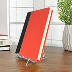 3PL Adjustable White Wire and Clear Acrylic Display Easel, 3.875" W x 5.375" D x 5.25" H, Pack of 12 in, alternate view 2