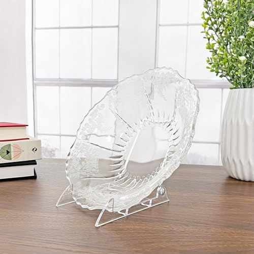 3PL Adjustable White Wire and Clear Acrylic Display Easel, 3.875" W x 5.375" D x 5.25" H, Pack of 12 in, alternate view 4