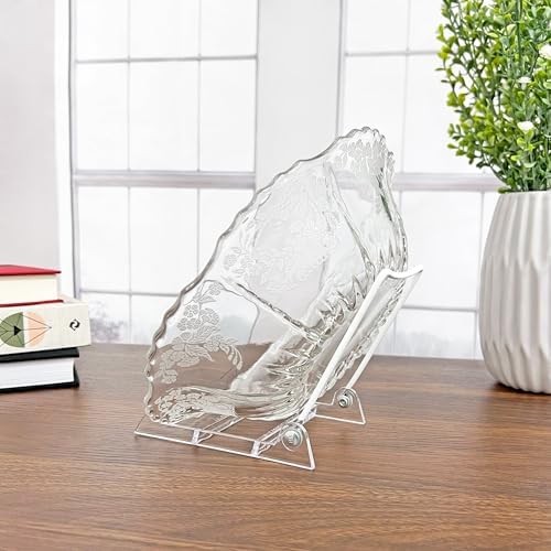 3PL Adjustable White Wire and Clear Acrylic Display Easel, 3.875" W x 5.375" D x 5.25" H, Pack of 12 in, alternate view 5