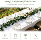 3Strands 6.9FT Artificial Ivy Garland, Realistic Fake Ivy Vine, alternate view 6