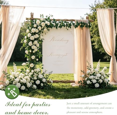 3Strands 6.9FT Artificial Ivy Garland, Realistic Fake Ivy Vine, alternate view 7