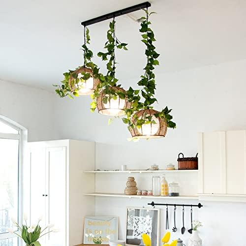 3Strands Artificial Vines Kit, 71" Silk Eucalyptus Ivy Garland Green Leaves Natural Odorless, Fake Greenery, alternate view 6