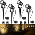 3W Low Voltage Landscape Lighting LED Landscape Spotlights with Connectors Waterproof Low Voltage Landscape
