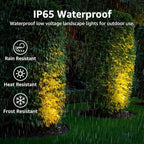 3W Low Voltage Landscape Lighting LED Landscape Spotlights with Connectors Waterproof Low Voltage Landscape, alternate view 3