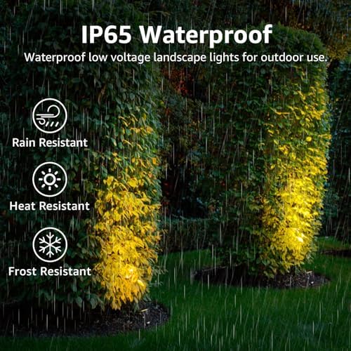 3W Low Voltage Landscape Lighting LED Landscape Spotlights with Connectors Waterproof Low Voltage Landscape, alternate view 3