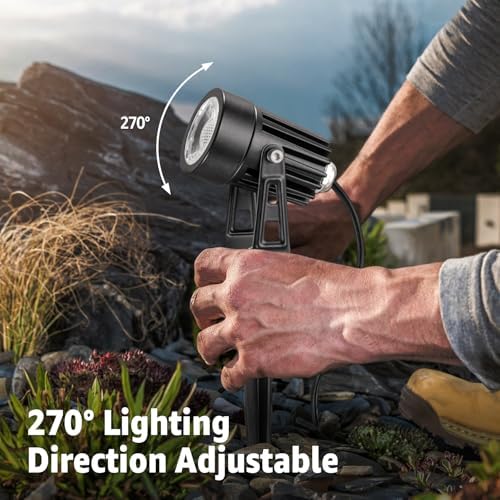 3W Low Voltage Landscape Lighting LED Landscape Spotlights with Connectors Waterproof Low Voltage Landscape, alternate view 4
