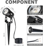 3W Low Voltage Landscape Lighting LED Landscape Spotlights with Connectors Waterproof Low Voltage Landscape, alternate view 6