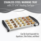 3x2.5 QT Food Warmers for Parties Buffet Servers and Warmers - Premium Catering Supplies Buffet Display, alternate view 3