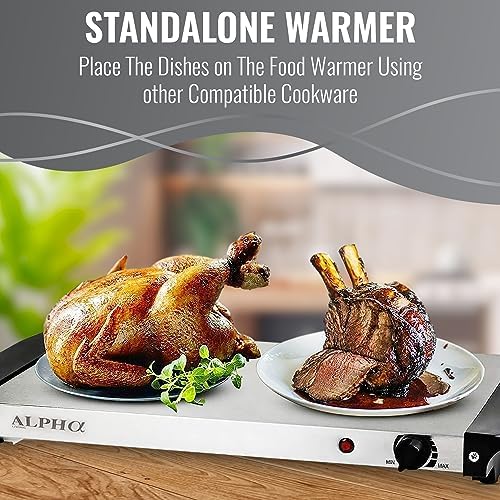 3x2.5 QT Food Warmers for Parties Buffet Servers and Warmers - Premium Catering Supplies Buffet Display, alternate view 4