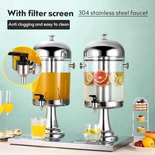 4.4Gallon Beverage Dispenser, Stainless Steel Drink Dispensers for Parties, alternate view 3