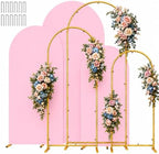 4,5,6FT Arch Backdrop Stand and Cover Set (Pink) in 4FT,5FT,6FT in Pink