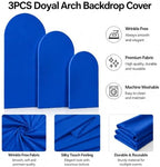 4,5,6FT Arch Backdrop Stand and Cover Set (Royal Blue) in 4FT,5FT,6FT in Royal Blue, alternate view 5