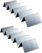 4-5 Compartment Stainless Steel Taco Holder Set of 2- Taco Stand Rack Tray Soft or Hard Taco Shell Holder Street