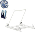 4.75" Clear Acrylic Display Stand Made in USA - 2 Pack in Acrylic White