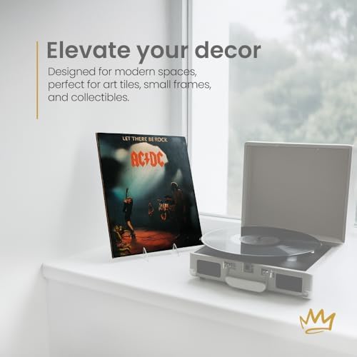 4.75" White Acrylic Display Stand Made in USA - 48 Pack in Acrylic White, alternate view 3
