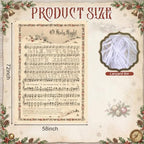 4.8x6ft Vintage O Holy Night Christmas Photo Backdrop Tapestry in 4.8x6ft, alternate view 2