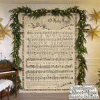 4.8x6ft Vintage O Holy Night Christmas Photo Backdrop Tapestry in 4.8x6ft, alternate view 4