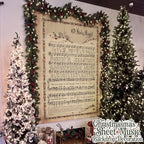 4.8x6ft Vintage O Holy Night Christmas Photo Backdrop Tapestry in 4.8x6ft, alternate view 5