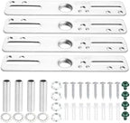 4" Ceiling Light Fixture Mounting Bracket Kit, 4Pcs Universal Lamp Crossbar Hardware Set for Chandelier & Wall