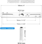 4" Ceiling Light Fixture Mounting Bracket Kit, 4Pcs Universal Lamp Crossbar Hardware Set for Chandelier & Wall, alternate
