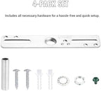 4" Ceiling Light Fixture Mounting Bracket Kit, 4Pcs Universal Lamp Crossbar Hardware Set for Chandelier & Wall, alternate
