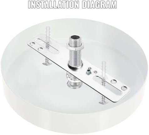 4" Ceiling Light Fixture Mounting Bracket Kit, 4Pcs Universal Lamp Crossbar Hardware Set for Chandelier & Wall, alternate
