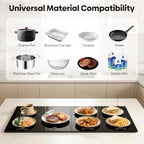 4-in-1 Food Warming Tray with Independent Temp & Timer, alternate view 6