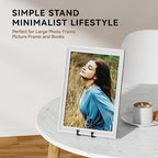 4 Pack 10 Inch Large Plate Stands for Display - Metal Square Wire Plate Holder Display Stand + Picture Stand for, alternate