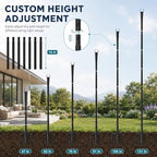 4 Pack 10FT Outdoor String Light Poles, alternate view 2