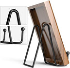 4 Pack 4.5 Inch Black Display Stands Metal Plate Holder Display Stands for Picture, Decorative Plate, Book, alternate view 4