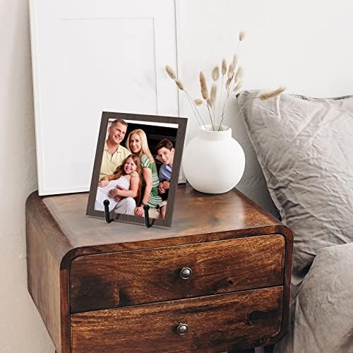 4 Pack 4.5 Inch Black Display Stands Metal Plate Holder Display Stands for Picture, Decorative Plate, Book, alternate view 6