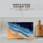 4 Pack 8 Inch Large Plate Stands for Display - Holder Stand + Metal Frame for Picture, Book, Decorative Platter, alternate