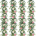 4 Pack Artificial Eucalyptus Flower Garland with White Pink Roses