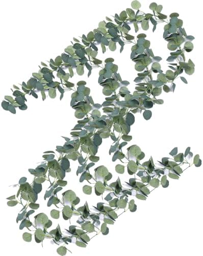 4 Pack Artificial Eucalyptus Garland Hanging Greenery Decor 6.9FT